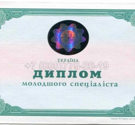 Диплом Техникума Украины 2005г в Санкт-Петербурге