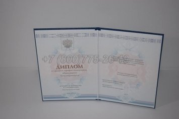 Диплом Колледжа 2021г ГОЗНАК в Санкт-Петербурге